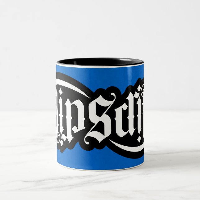 FlipScript Ambigram Mug (Center)