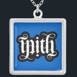 FlipScript Ambigram Necklace and Chain<br><div class="desc">Keep two special names or inspirational messages close to your heart with this 1.25 inch sterling silver-plated ambigram necklace.  Comes with an 18" sterling silver-plated chain (lobster claw clasp) and a black felt bag for gifting.  Made in the USA.</div>
