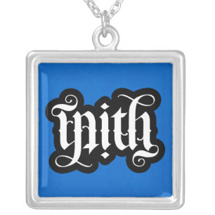 FlipScript Ambigram Necklace and Chain