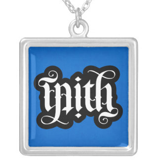 FlipScript Ambigram Necklace and Chain