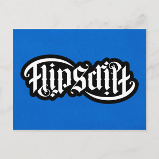 FlipScript Ambigram Notecard