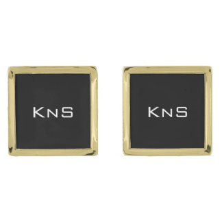 Flipstylez Designs Gold Cufflinks