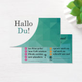 Flirt card "Interesting.." with contact fields (Desk)