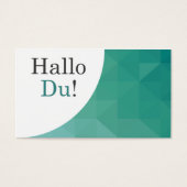 Flirt card "Interesting.." with contact fields (Front)