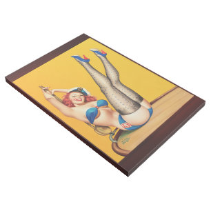 Flirt Pulp Cover by Peter Driben Gallery Wrap