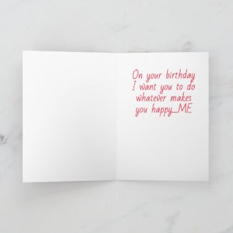 **FLIRTING AND LOVING BIRTHDAY WISHES** CARD | Zazzle
