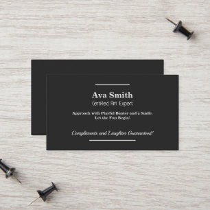 Flirting Charm Calling Card