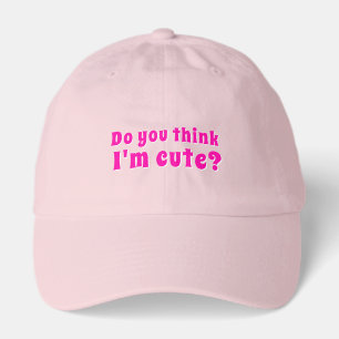 Flirting Introverts Do you think I'm cute? Hat
