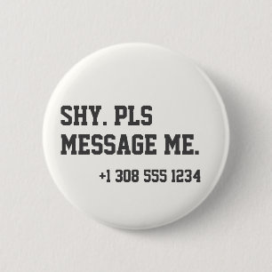 Flirting Introverts Shy Pls Message Me Number Button