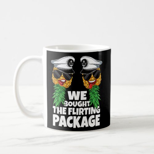Flirting Package Cruise Upside Down Pineapple Swin Coffee Mug