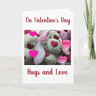 **FLIRTING PUPPY DOG** FOR YOU ON VALENTINE'S DAY HOLIDAY CARD
