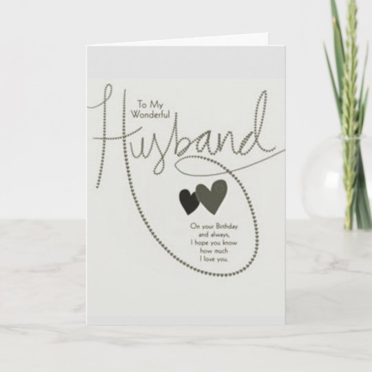 **FLIRTING WITH HUSBAND ON HIS BIRTHDAY** CARD | Zazzle.com