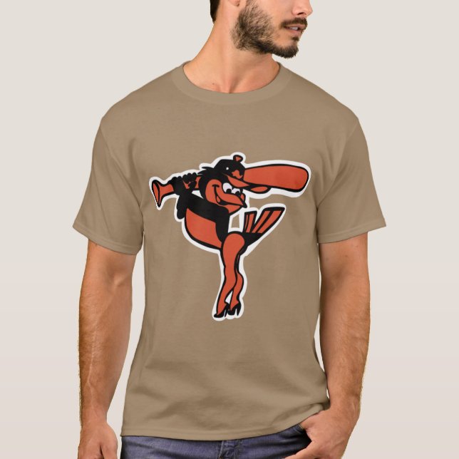 Flirty Birdie with outline T-Shirt (Front)
