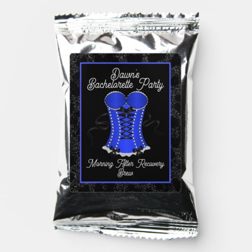 Flirty Blue Corset Recovery Brew  Coffee Drink Mix