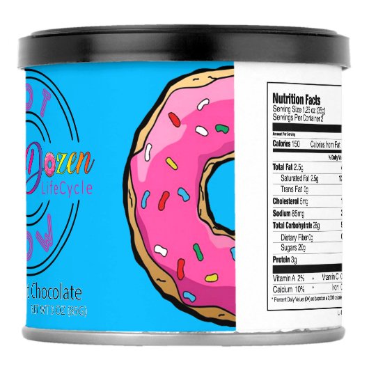 Flirty Dozen PINK HOT CHOCOLATE! Powdered Drink Mix (Right)