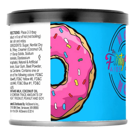 Flirty Dozen PINK HOT CHOCOLATE! Powdered Drink Mix (Left)