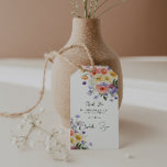 Flirty Floral Meadow | Summer Wedding Thank You Gift Tags<br><div class="desc">Add a special thank you to your wedding favors with our personalized wedding gift tags. Simple yet elegant these designs are perfect for any celebration. Hello summer! Infuse your summer wedding with vibrant energy and bold splashes of color with this bright color palette. This collection is the perfect way to...</div>