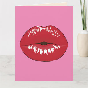 FLIRTY LIL DIRTY LIPS HUSBAND BIRTHDAY BIG Cards