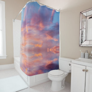 flirty sky shower curtain
