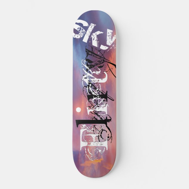 flirty sky skateboard (Front)