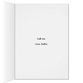 Flirtz: Renee Card (Inside (Right))