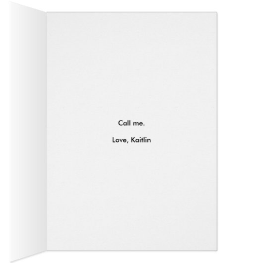 Flirtz: Renee Card (Inside (Right))