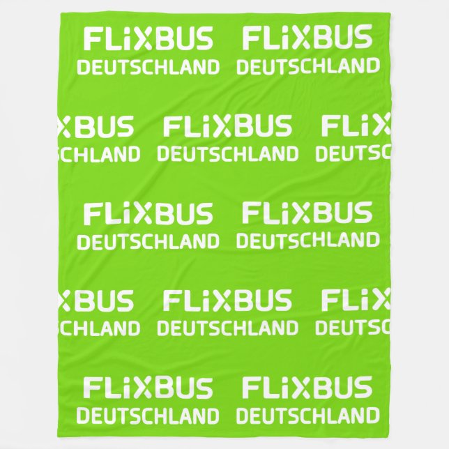 Flixbus Throw Blanket (Front)