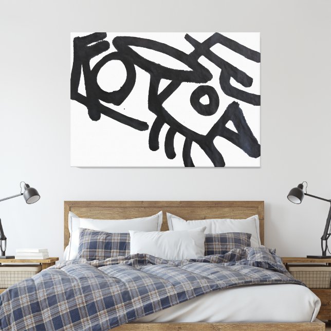 flk019548 canvas print (Insitu(Bedroom))