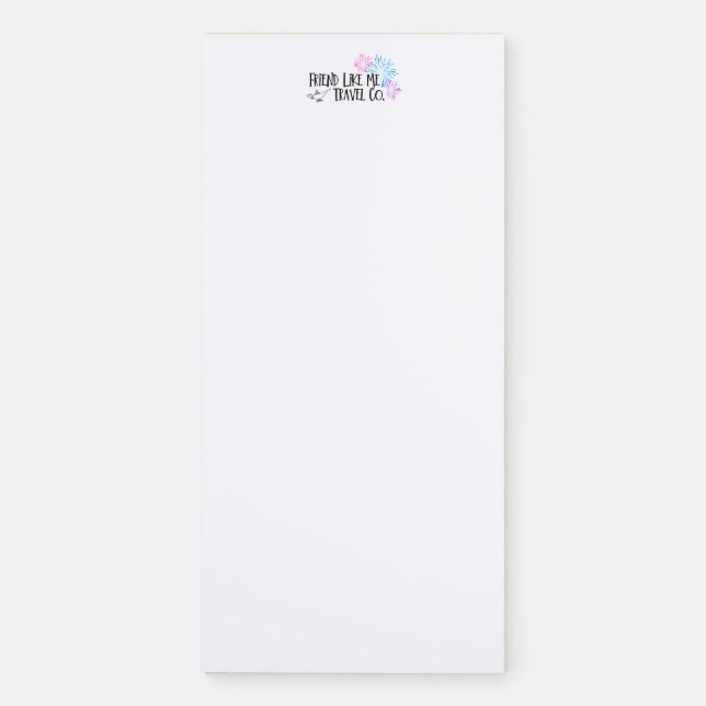 FLMTC Magnetic Notepad 4.25" X 9" (Front)