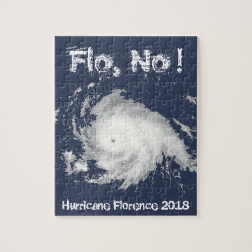 Flo No Hurricane Florence 2018 Jigsaw Puzzle