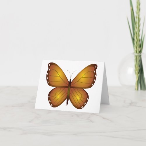 Float like a Butterfly Thank You Card