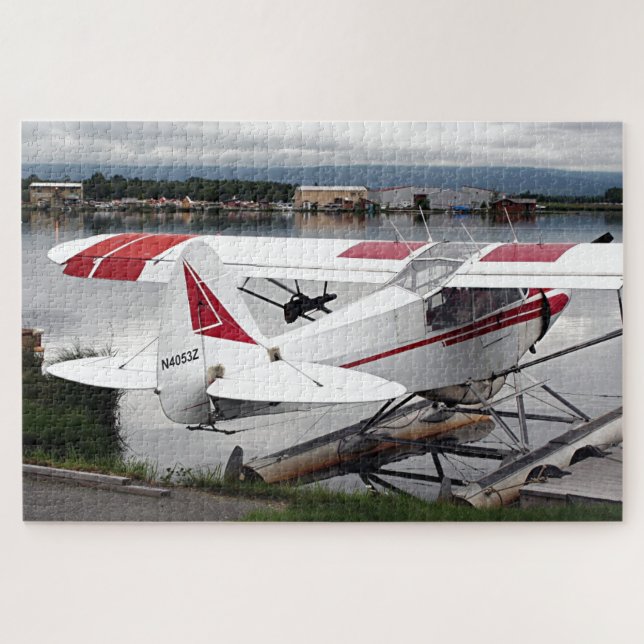 Float plane 19, Lake Hood, Alaska Jigsaw Puzzle (Horizontal)