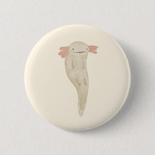 Floating Axolotl Button