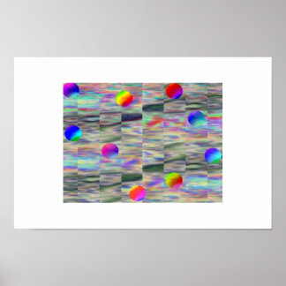 Floating Balls Poster