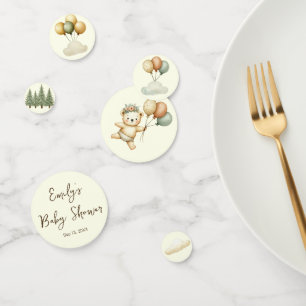 Floating Bear Adventures Baby Shower Confetti