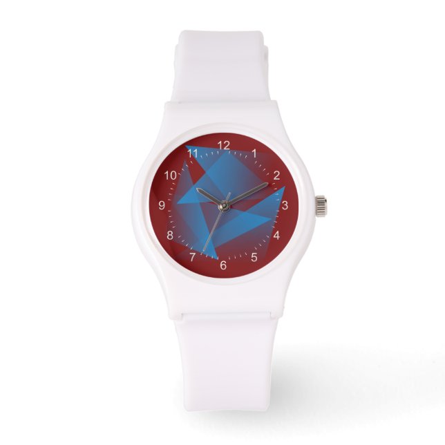 Floating blue fragments watch (Front)