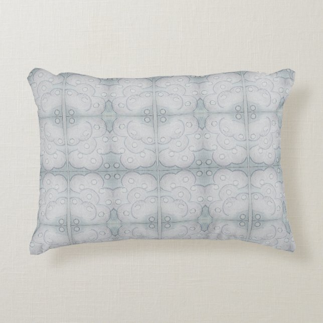 Floating Bubbles Accent Pillow (Front)