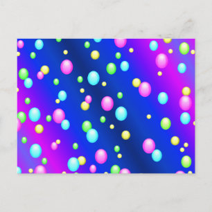 Floating Bubbles Postcard