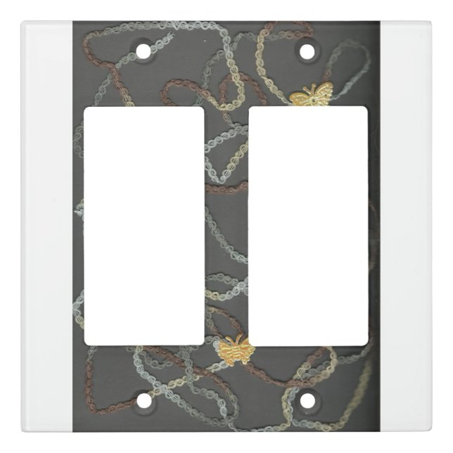 Floating Butterflies Light Switch Cover (Front)