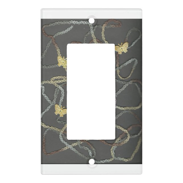 Floating Butterflies Light Switch Cover (Front)