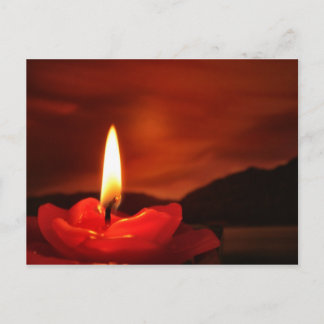 Floating Candle Postcard