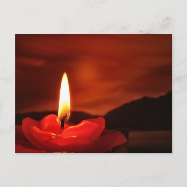 Floating Candle Postcard (Front)