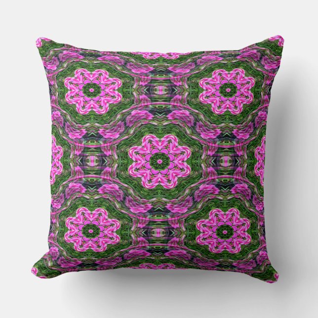 Floating Carnations...... Throw Pillow (Front)