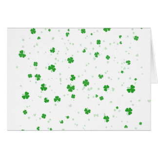 Floating Clovers Cards