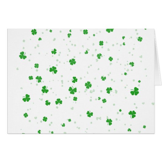 Floating Clovers Cards (Front Horizontal)