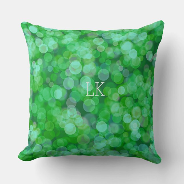 Floating Color  Throw Pillow (Front)