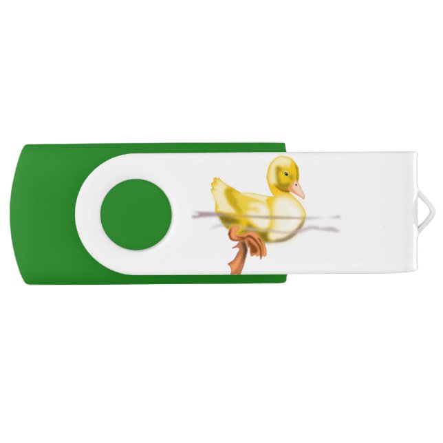 Floating Cute Duck Flash Drive (Front)