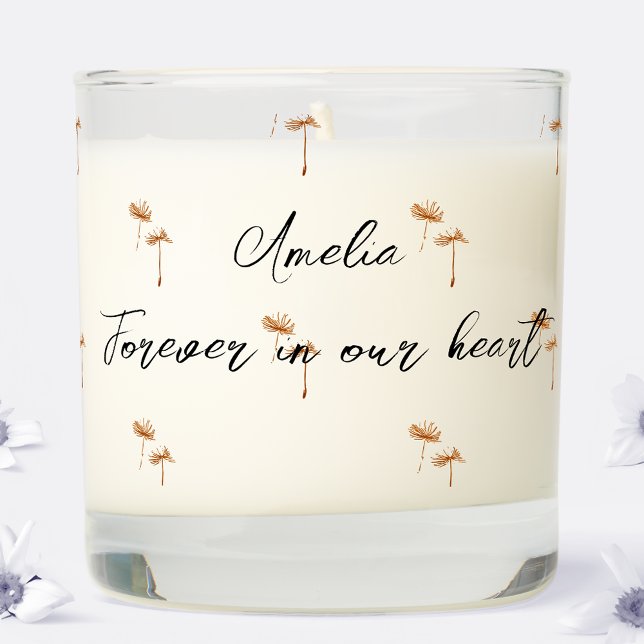 Floating Dandelion In Loving Memeory Scented Candle (Creator Uploaded)