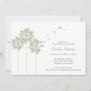 Floating Dandelion Shower/Party Invitation