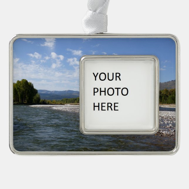 Floating Down the Snake River I Christmas Ornament (Front)